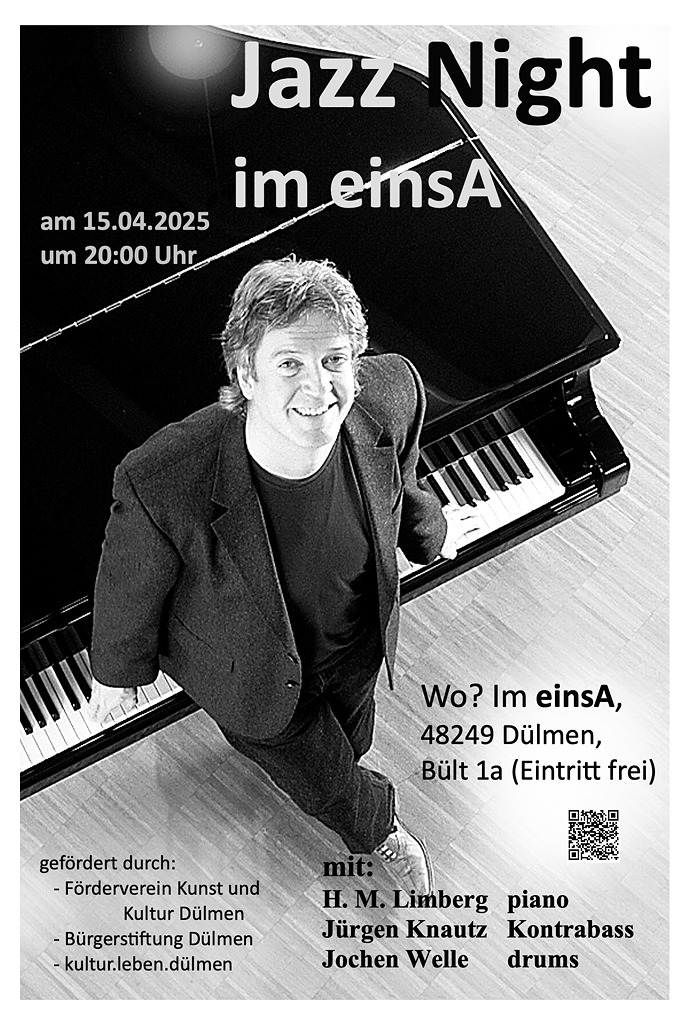 Veranstaltungsplakat April 2025