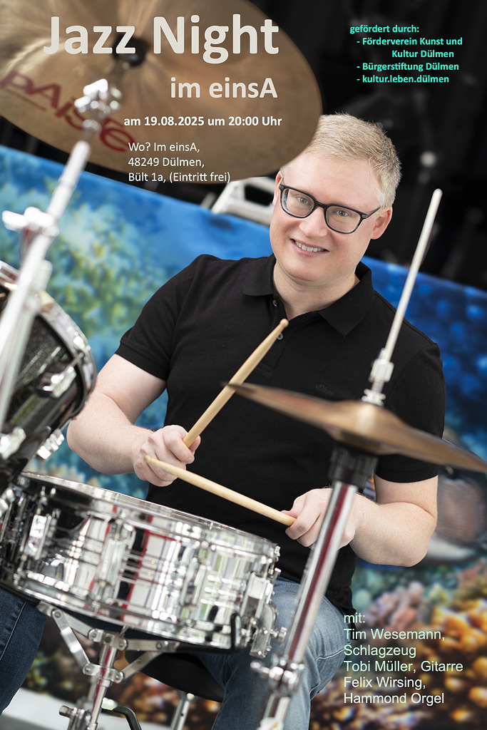 Veranstaltungsplakat August 2025