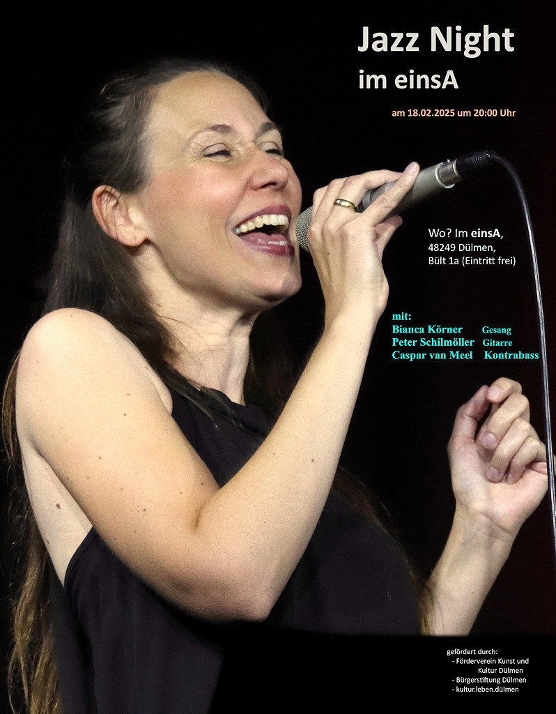 Veranstaltungsplakat Februar 2025