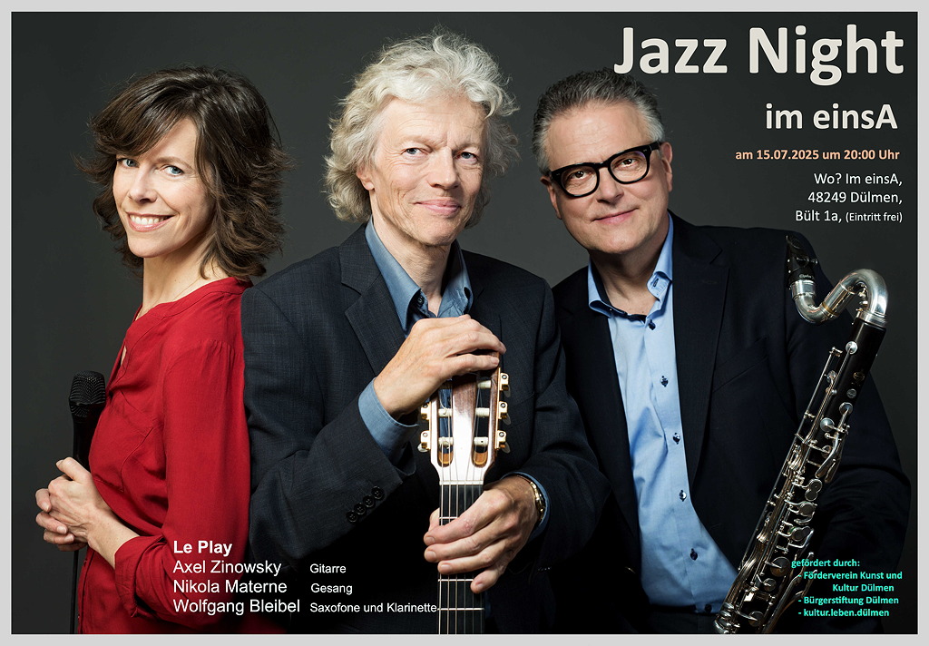 Veranstaltungsplakat Mai 2025