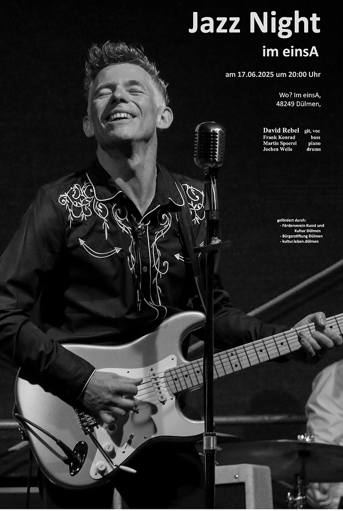 Veranstaltungsplakat Mai 2025