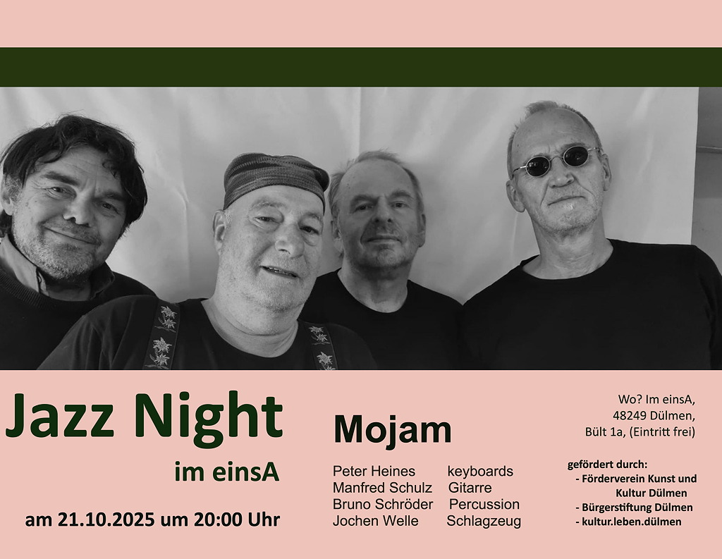 Veranstaltungsplakat Oktober 2025