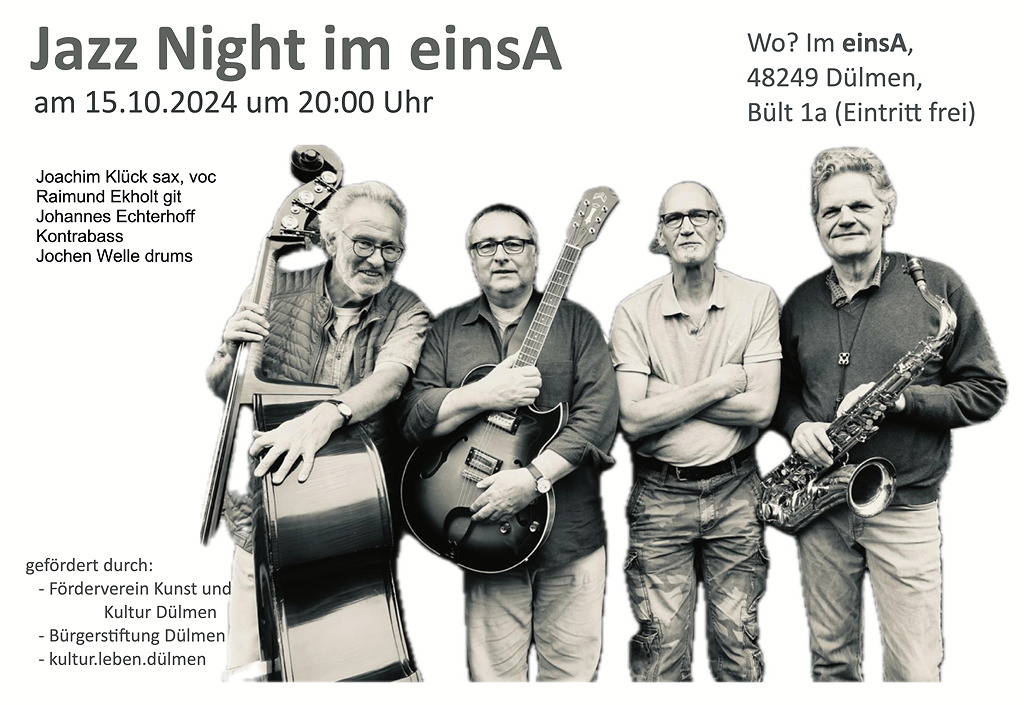 Veranstaltungsplakat Oktober 2024